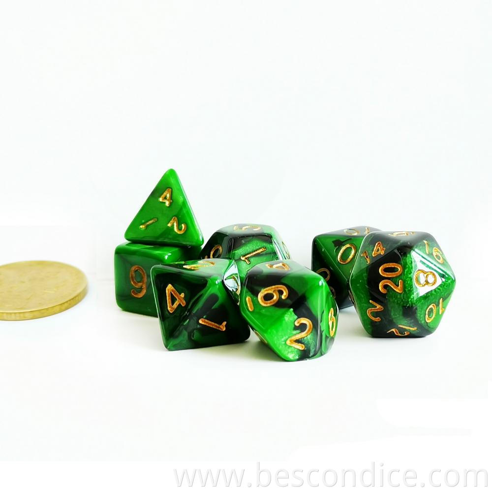 Two Tone Tiny Dice Dnd Set 1